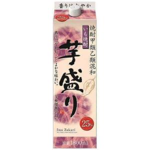 ［芋焼酎・甲乙混和］２ケースまで同梱可　２５度　芋盛り　１．８Ｌパック　１ケース６本入り（1800ml 2l 25％ Imo Zakari）合同酒精｜sakemakino