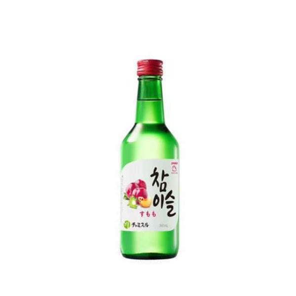 ［韓国焼酎］２ケースまで同梱可　眞露　チャミスル　すもも　３６０ｍｌ瓶　１ケース２０本入り（360m...