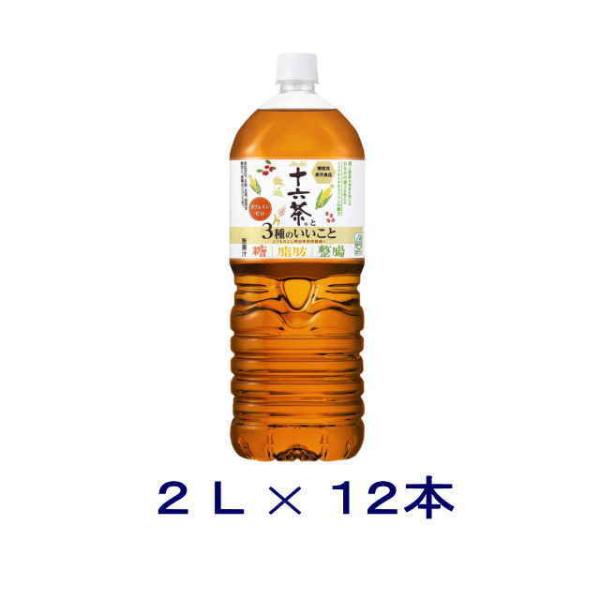 ［飲料］送料無料※２ケースセット　アサヒ　十六茶と３種のいいこと（６本＋６本）２ＬＰＥＴセット（１２...