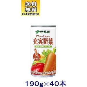 【未開封品】伊藤園　●1日分の野菜　●190g×20本/箱　●80本/4箱 伊藤園 伊藤園 1日分の野菜 190g 缶 20個セット : コメリ