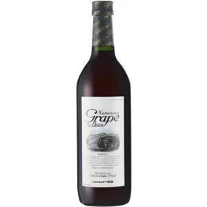 ［飲料］２４本まで同梱可　カツヌマグレープ（赤）７２０ｍｌ　１本（720ml 勝沼ワイン 勝沼グレープ ノンアルコールワイン ワインテイスト飲料）