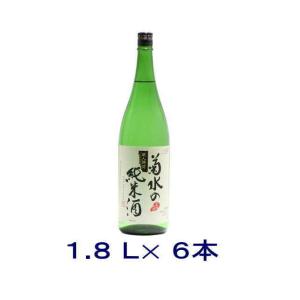 ［清酒・日本酒］送料無料※６本セット　菊水の純米酒　１．８Ｌ瓶　６本（1800ml )　菊水酒造｜sakemakino