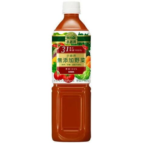 ［飲料］２ケースまで同梱可　キリン　小岩井　無添加野菜３１種の野菜１００％　９１５ｇＰＥＴ　１ケース...