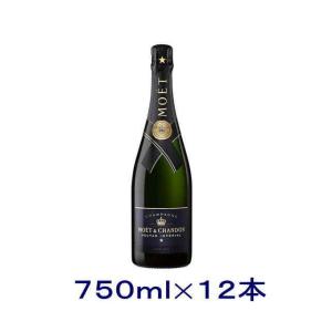 ［シャンパン］送料無料※１２本セット　モエ・エ・シャンドン　ネクター　アンペリアル　 白　７５０ｍｌ　１２本　箱なし　並行品（750ml 甘口）｜sakemakino