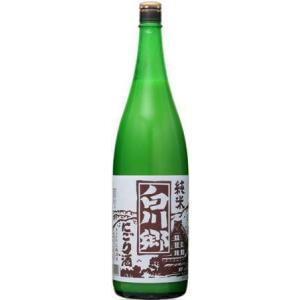 ［清酒・日本酒］９本まで同梱可　白川郷　純米にごり酒　１８００ｍｌ　１本　（1800ml　1.８L）（株）三輪酒造