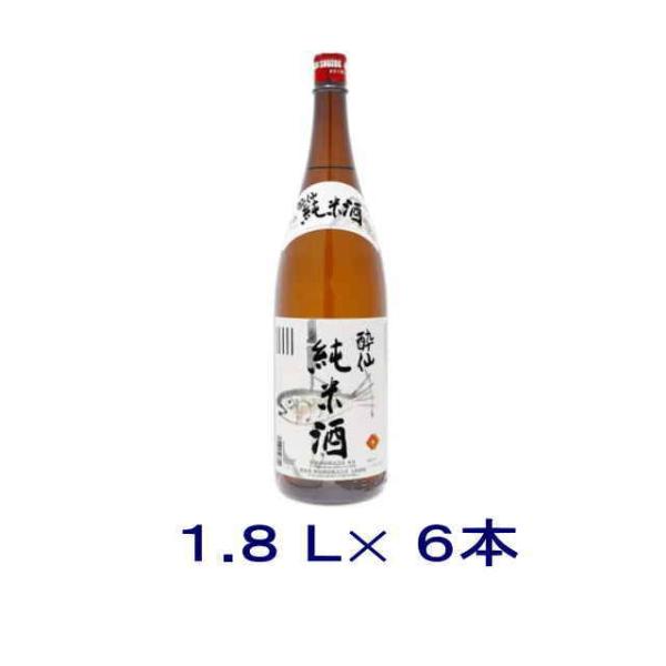 ［清酒・日本酒］送料無料※６本セット　酔仙　純米酒　１．８Ｌ瓶　６本（１ケース６本入り）（1800m...