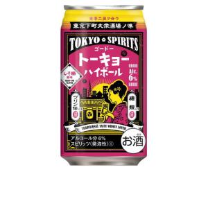 ［ハイボール］７２本まで同梱可　トーキョーハイボール　しそ梅風味　３５０ｍｌ缶【２４本単位でご注文ください】（350ml　梅しそ　東京）合同酒精