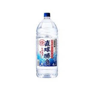 ［焼酎甲類］６本まで同梱可　１２度　直球勝負　４Ｌ　１本　エコペット（4000ml）合同酒精