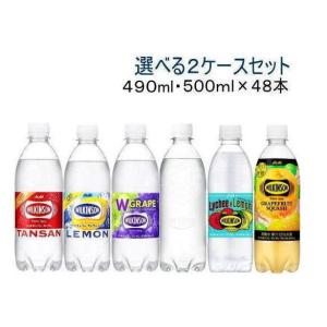［飲料］送料無料※【選べる２ケースセット】ウィルキンソン　タンサン（２４本＋２４本）５００ＰＥＴセット（４８本）（500ml 炭酸水）アサヒ