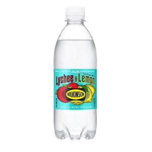 ［飲料］２ケースまで同梱可　ウィルキンソン　タンサン　ライチ＆レモン　５００ｍｌＰＥＴ　１ケース２４本入り（500ml 強炭酸 無糖）アサヒ飲料