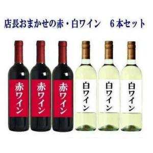 福袋　2024［ワイン］送料無料※　店長おまかせの赤・白６本セット　（７５０ｍｌ×赤３本・白３本入り）ＳＥＴ(ワインセット）