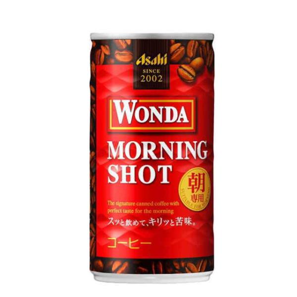 ［飲料］３ケースまで同梱可　WONDA　ワンダ　モーニングショット　１８５ｇ缶　１ケース３０本入り　...