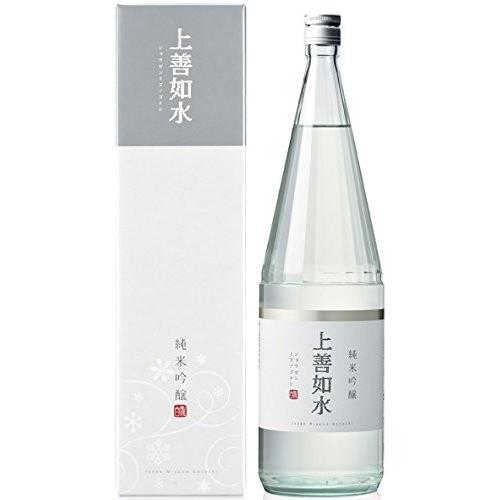 ［清酒・日本酒］９本まで同梱可　純米吟醸　上善如水　１．８Ｌ瓶　１本　箱付き（1800ml ジョウゼ...