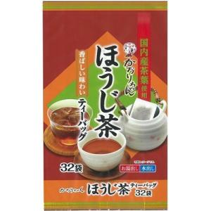 宇治森徳 かおりちゃん ほうじ茶ティーバッグ ( 32袋入 ) : 爽快