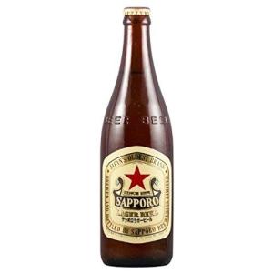 ビール サッポロ ラガー 赤星 中瓶 5% 500ml×20本入 瓶 サッポロビール｜sakenogenkiya