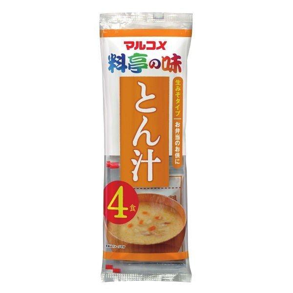 マルコメ 即席生みそとん汁 4食 100g ★酒類・冷凍食品・冷蔵食品との混載はできません★