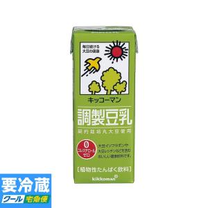 kikkoman（キッコーマン） 調製豆乳 200ml紙パック×18本入｜ 送料別