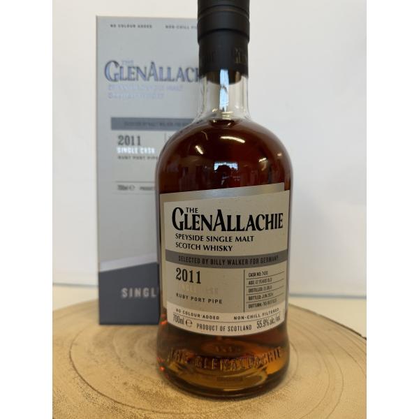 グレンアラヒー 12年 ルビーポート パイプ シングルカスク Glenallachie 12 Y.O...