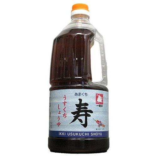 一騎印 寿醤油 うすくち （あまくち）1500ml 熊本県 人吉市 緑屋本店 九州醤油