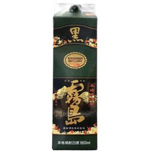お酒 焼酎 霧島酒造 黒霧島パック 25° 1800ml : チャップリンYahoo!店