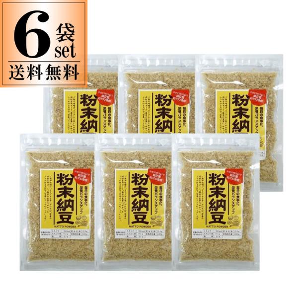 6袋セット 送料無料 粉末納豆　粉納豆 40g 信州物産 ポスト投函対応【日時指定・代引き不可】【5...