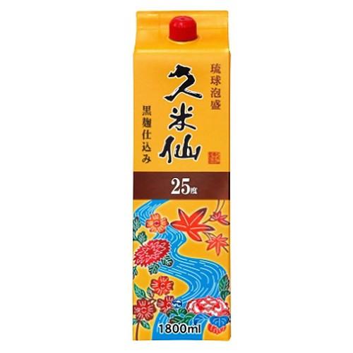 久米仙酒造 久米仙 25度 パック 1.8L 1800ml 泡盛