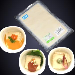 とろゆば 豆乳が浸みたクリーミーな刺身用生湯葉 500g X2パック 業務用 山福 味百華｜sakenosakanaya