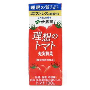 ※表示送料はヤマト運輸100サイズ以内の場合です※　伊藤園　理想のトマト　１本（200ml）