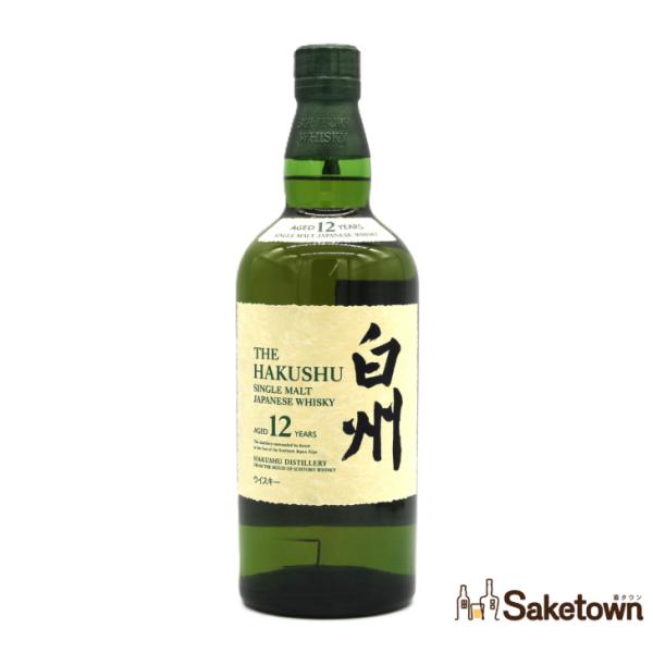 全国配送可能　サントリー シングルモルト ウイスキー 白州12年 43% 700ml 箱無し