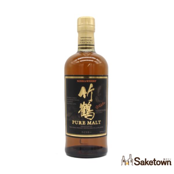 全国配送可能　ニッカ ウイスキー ピュアモルト 竹鶴 旧ラベル 43% 700ml 箱無し