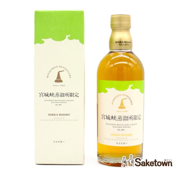 全国配送可能　ニッカ ウイスキー 宮城峡蒸留所限定ブレンデッドウイスキー 40％ 500ml 箱付き