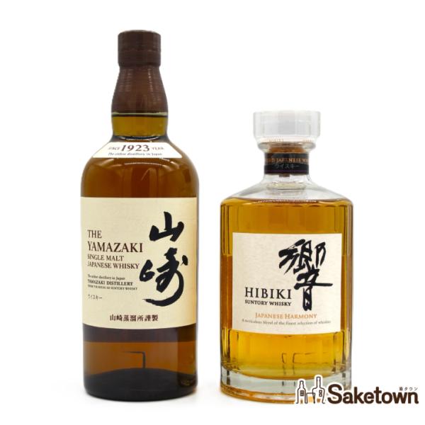 全国配送可能　サントリー シングルモルト ウイスキー 山崎 43% 700ml+サントリー ウイスキ...