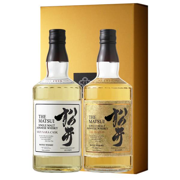 松井ウィスキーセット（ウィスキー 700ml 2本 ミズナラカクス ピーテッド 松井酒造 鳥取県 プ...