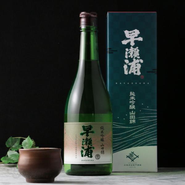 早瀬浦 純米吟醸 山田錦 720ml（日本酒 三宅彦右衛門酒造 はやせうら 箱付き）
