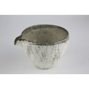 越前焼 実生窯 新藤聡子作 耳付き取り皿 白1 : 越前福井の地酒 やま甚