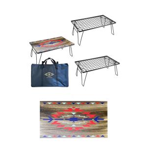 フィールドラック天板 オルテガ柄 オリジナル 天然木製天板 DIY 素材