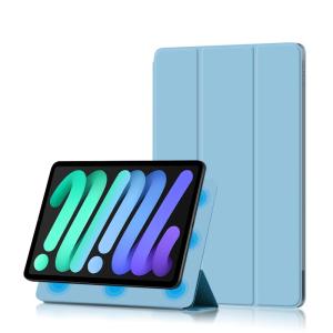 iPad mini6ケース用 iPad Mini6 2021 用  磁気 スマート ブルー｜sakimiya-store3