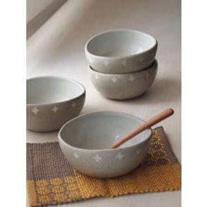 麦藁手 五寸切立鉢 橙/青 小春花窯 瀬戸焼 伝統工芸品 民藝品 食器