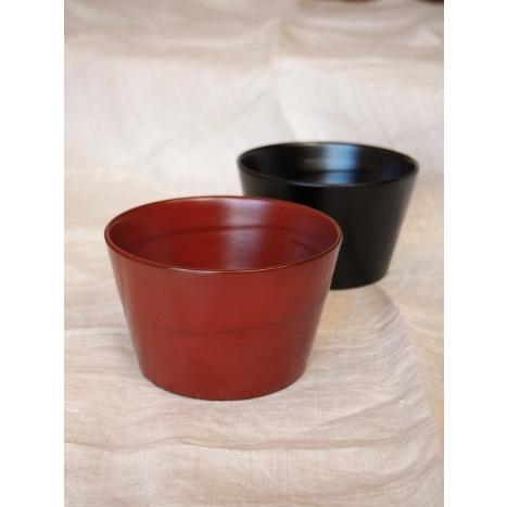 蜂谷隆之、筒鉢、和洋に使える品よく盛り映えな和モダン漆器