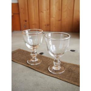 cotton　glass工房、ドロップワイングラス