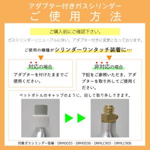 ドリンクメイト マグナムシリーズ用 交換ガスシ...の詳細画像1