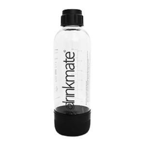 ドリンクメイト 専用ボトル L 大 1.2L 1200ml DRM0026 ボトル キャップ付き 黒 ブラック drinkmate KZTS