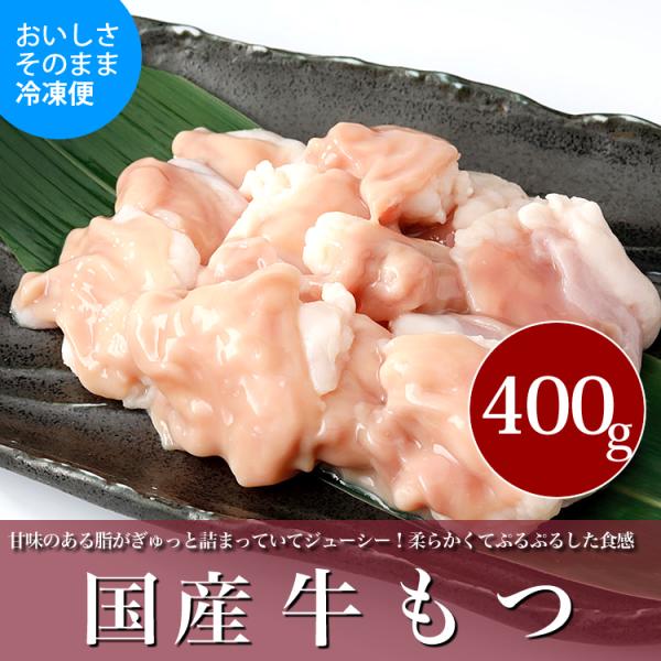 国産牛もつ  400g(200g×2p)　もつ鍋 焼肉 おつまみ