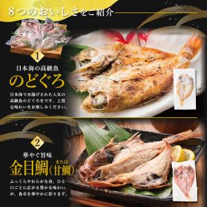 日本海産のどぐろ入り 干物セット 8種 保存料...の詳細画像4