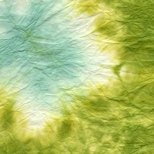 手漉き揉み染め和紙 緑水 03