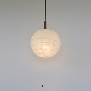 和紙照明 丸型ペンダントライト 白普通紙（直径37cm・1灯タイプ