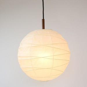 ホワイト円形ペンダントライト(和紙) 和紙照明 丸型ペンダントライト 白普通紙（直径48cm・2灯タイプ