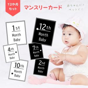 12か月 マンスリーカード 赤ちゃん 成長記録 新生児 モノクロ 星柄 シンプル おしゃれ かわいい ペット アルバム デコレーション 飾り 月齢 女の子 男の子 1年分 Baby 493 Cherry On 通販 Yahoo ショッピング