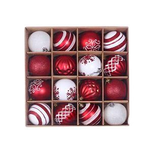 T-Zzner クリスマス オーナメント セット 北欧風 6CM 16個セット北欧風 ボールクリスマス ツリー 飾り 飾り付け おしゃれ ゴージャス
