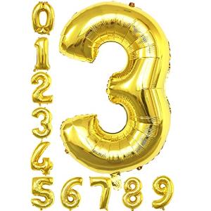 Ealimun 誕生日バルーン 数字バルーン HAPPY BIRTHDAY 飾り付け 風船 ハッピーバースデー パーティー